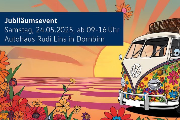 75 Jahre Bulli trifft 75 Jahre Autohaus Rudi Lins